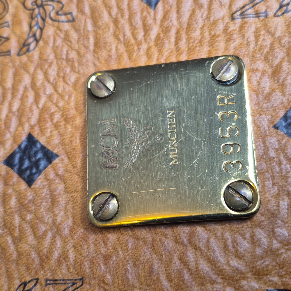 MCM Cognac Pouch COA - Picture 8 of 17